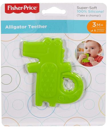Fisher-Price Alligator Teether - Soothing and Safe Baby Teething Toy - Buy Online on GoSupps.com