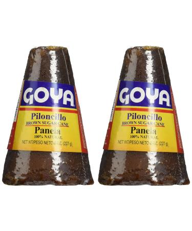 Goya Piloncillo Panela Brown Sugar Cane 8 Oz - Pack of 2 | Authentic Mexican Sweetener - Buy Online on GoSupps.com