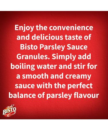 Bisto Creamy Parsley Sauce Mix 185g Drum - Deliciously Rich Flavor (Pack of 1) - Buy Online on GoSupps.com