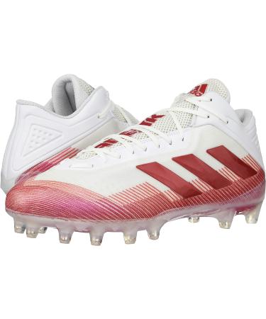 adidas Men's Freak Carbon Football Shoe 13 - White/Team Power Red/Red - Buy Online on GoSupps.com