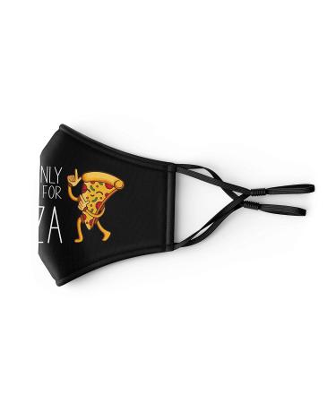 Primicity Funny Face Mask for Adults with Pizza Design + 5 Filters | Reusable & Adjustable | Washable Funny Masks - UK Seller - Buy Online on GoSupps.com
