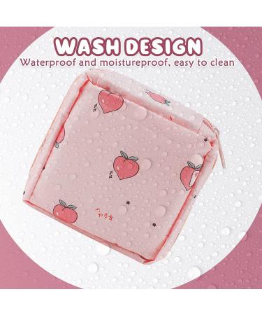 2pcs Period Bag - Sanitary Napkin Storage Organizer with Hooks for Girls and Women - Buy Online on GoSupps.com