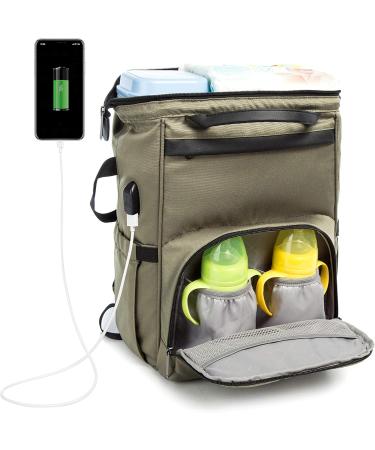 Osann Diaper Backpack - Large Capacity Eco-Friendly Bag with Phone Port & Ample Storage - Ideal for Global Shipping - Buy Online on GoSupps.com
