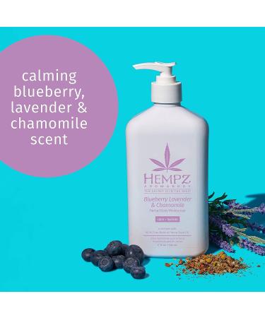 Blueberry Lavender & Chamomile Herbal Body Moisturizer 17oz - Nourishing Hydration for Smooth Skin - Buy Online on GoSupps.com