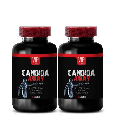 arabinogalactan gut flora supplement aloe vera leaf powder organic - CANDIDA AWAY COMPLEX - oregano oil capsules wormwood supplement capsules immune booster candida support - 2 Bottle 120 Caps