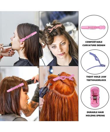 Teqifu Hair Clips 14 pcs - Professional Alligator Hair Clips for Styling and Cutting - Non-slip Grip with Wide Teeth - Durable Double-Hinged Design - Women's Salon Hair Accessories - Buy Online on GoSupps.com