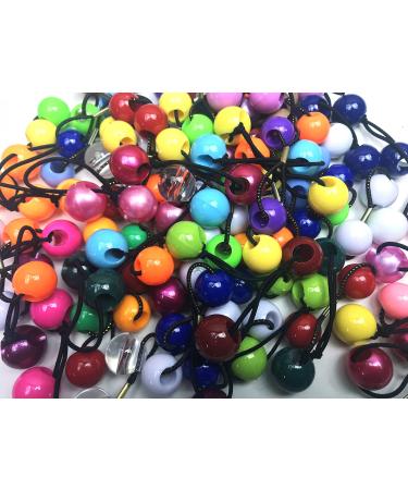 Crispy Collection Hair Accessories for Girls Assorted Elastic Ponytail Holders Hair Tie (24 Pieces) 24 Count (Pack of 1) - Buy Online on GoSupps.com