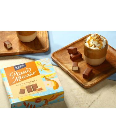 E.Wedel Salted Caramel Marshmallow in Milk Chocolate 340g - Ptasie Mleczko | Buy Now - Buy Online on GoSupps.com