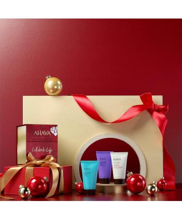 AHAVA Hand Cream Trio: Mineral Hand Cream, Sea Kissed, Spring Blossom 40ml - Buy Online on GoSupps.com