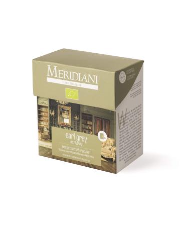Meridiani Earl Grey Organic Tea 15 Filters in Organic Fabric - Black Tea with Bergamot Oil - Meridiani Tea & Infusion