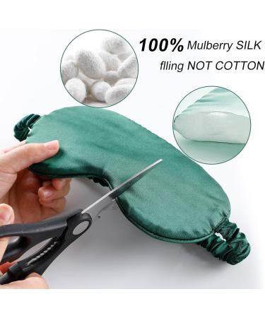 Color Solid Lightweight Bag with Hair Scrunchy Silk Eye Mask & Breathable Face Cover - Ideal for Travel & Sleep - Buy Online on GoSupps.com