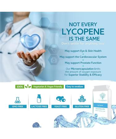Lycopene 15mg 120 Capsules | Antioxidant Supplement for Eye, Cardiovascular & Prostate Health - Buy Online on GoSupps.com