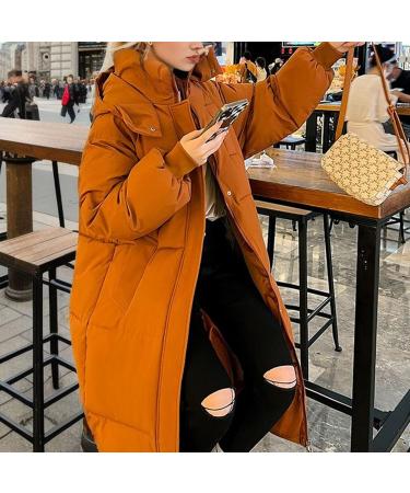 Shop Hehiy Women's Winter Coat - Warm Quilted Long Trench with Hood | Autumn-Winter Down Vest in Pink Blue Red | Plus Size 3XL Available - Buy Online on GoSupps.com