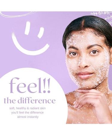 Natural Riches Pink Himalayan Salt Exfoliating Body Scrub - Lavender and Citrus Essential Oils - Deep Cleansing Scrub for Face, Body & Feet - 12 oz - Buy Online on GoSupps.com