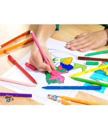 Bic Kids Visa Colouring Pens 36 Pack - Buy Online on GoSupps.com