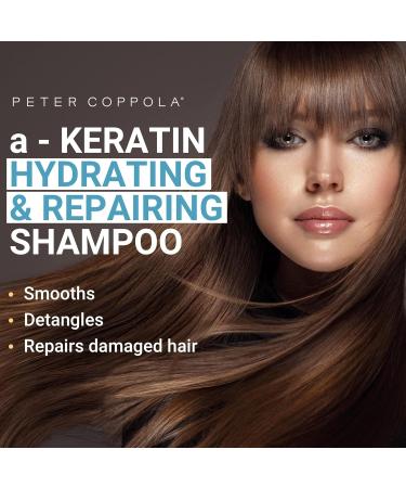 Peter Coppola a-Keratin Shampoo & Conditioner Duo - Hydrating Strengthening and Repairing for Soft Shiny Hair - 10 oz - International Shipping - Buy Online on GoSupps.com