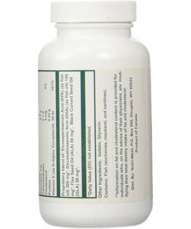 Nutri-West - Complete Omega-3 Essentials 2:1-90 Capsules Nutri-West - COMPLETE OMEGA-3 ESSENTIALS 2:1-90 capsules 90 Count (Pack of 1) - Buy Online on GoSupps.com