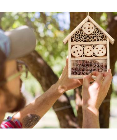 Relaxdays Insect Hotel Kit - Build Your Own Bug, Bee & Lacewing Shelter 33x24.5x7cm - Natural 10027823 - Buy Online on GoSupps.com