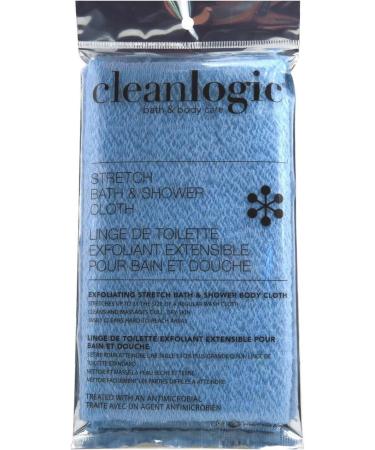 Clean Logic Stretch Bath & Shower Cloth - Assorted Colors (2 Pack) - Exfoliating Bath Cloth - Buy Online on GoSupps.com