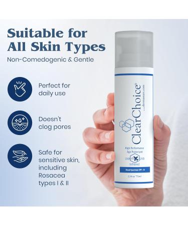 Clear Choice Sport Shield Extreme SPF 55 - Alkaline Skin Therapy Sunscreen Non-Comedogenic Anti-Aging Protection with Zinc Oxide & Antioxidants For All Skin Types Rosacea & Daily Use - Buy Online on GoSupps.com