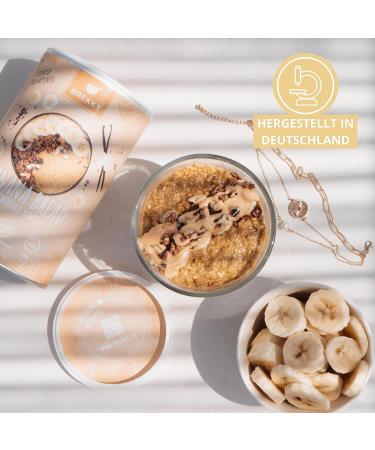 BREKKY Banana Bread Smoothie Bowl - Vegan 100% Natural Ingredients Sugar-Free Superfood Mix for Easy Breakfast - Buy Online on GoSupps.com