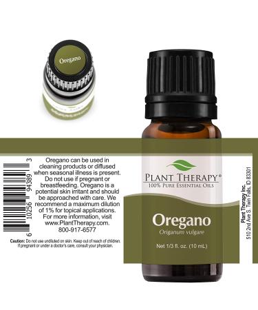 Plant Therapy Oregano Essential Oil 10 mL - 100% Pure, Undiluted, Natural Aromatherapy - Therapeutic Grade Oregano Oil - 0.33 Fl Oz - Buy Online on GoSupps.com