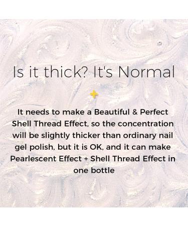 BURANO White Pearl Mermaid Glitter Gel Nail Polish - Shimmer Drawing Shell Thread UV LED Gel for DIY & Salon - LW3 - Buy Online on GoSupps.com