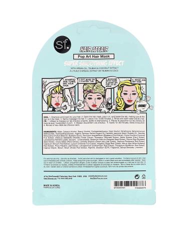 SFGlow POP n Glow Hair Affair Mask - 1 Sheet (1.01 oz) | Nourishing Pop Art Treatment - Buy Online on GoSupps.com