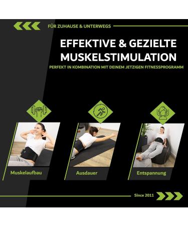 Eaglefit Premium EMS Belt 2.0 - Targeted Abdominal & Back Training | 6 Electrodes & App Included | Best Belly Trainer Belt - Buy Online on GoSupps.com