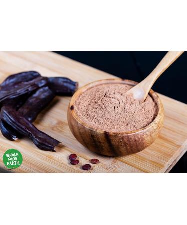 Wholefood Earth Organic Carob Powder 2kg - Vegan, GMO Free, High Fibre | Certified Organic - Buy Online on GoSupps.com