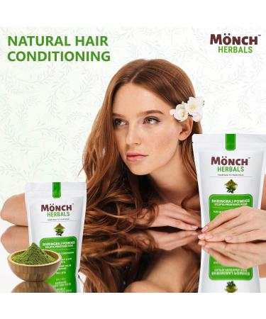 100% Pure Bhringraj Powder - Ayurvedic Hair Mask for Hair Growth Nourishment & Repair | 227g - Natural Solution for Hair Loss & Damage - Buy Online on GoSupps.com