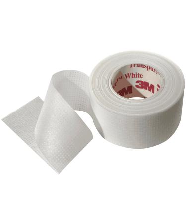 3M Transpore Tape 1/2 Inch X 10 Yds. 24 Rolls In A Box #1527-0
