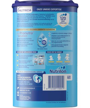 Nutrilon Dreumesmelk 4 B b nourrisson Vanille Formule 800G - Buy Online on GoSupps.com
