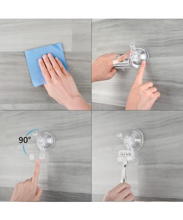 Linkida 3 Series Pack Razor Holder for Shower - Suction Wall Mount for Venus Platinum Fusion 5 Proshield ProGlide & MACH 3 Classic - Ideal Bathroom Organizer - Buy Online on GoSupps.com