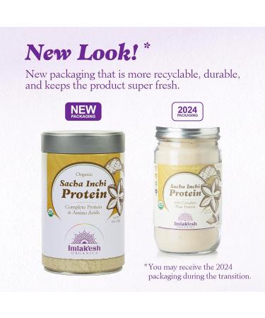 Imlakesh Organics Sacha Inchi Protein, Powder (12oz Metal Jar) Sacha Inchi 12 Ounce (Pack of 1) - Buy Online on GoSupps.com