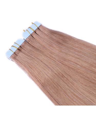 Buy Tape In Hair Extensions - #10 Light Brown 60cm 100% Remy Real Hair - 60 Tresses | Novon Hair - Buy Online on GoSupps.com