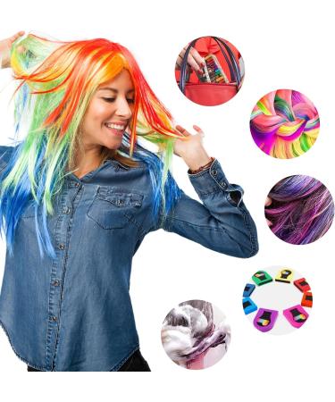 Xumann 8PCS Hair Chalks for Girls Kids Washable DIY Washable Temporary Hair Chalk for Halloween Makeup Birthday Party - Buy Online on GoSupps.com