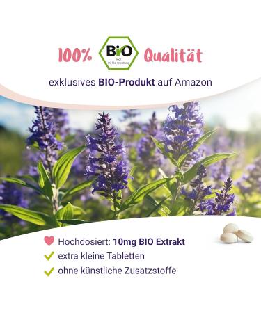Organic Monk Pepper 10mg - Easy Swallow Women's Herbal Supplement - 240 Mini Tablets with Agnus Castus Extract from France | Pregnivital  - Buy Online on GoSupps.com