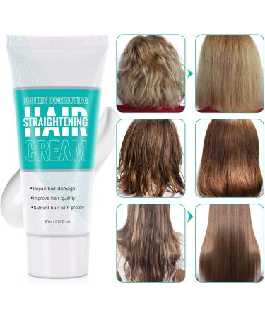 Trendyfave Hair Straightening Cream Keratin Hair Treatment Silk & Gloss Collagen Hair Smoothing Cream Protein Hair Treatments for Fast Nourishing & Smoothing Curly Hair Hair Cream for Women - Buy Online on GoSupps.com