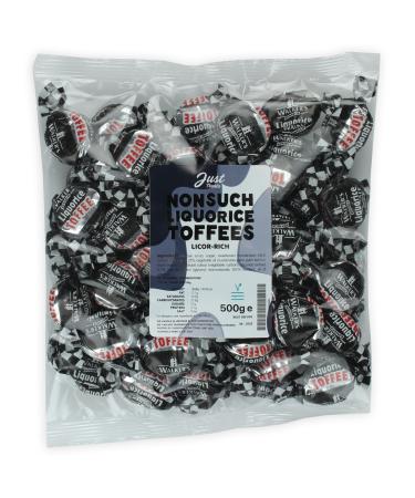 Just Treats Nonsuch Liquorice Toffees (500g Share Bag) Liquorice 500g Share Bag