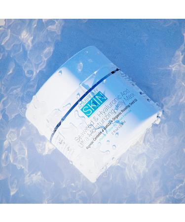 Seaweed Hyaluronic Acid Jelly Mask - Anti Aging Skincare with Centella Asiatica & Rosehip for Plump Glowing Skin - 2oz - Buy Online on GoSupps.com