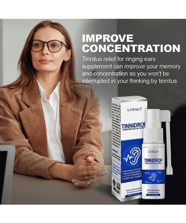 2023 Luhaka Tinnidrop Tinnitus Relief Spray & Ear Wax Cleaner Kit - 1pcs - Buy Online on GoSupps.com