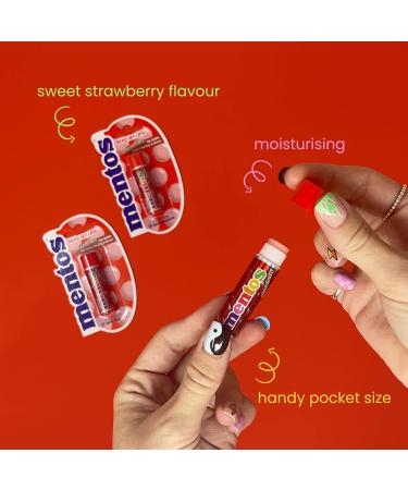 Buy Read My Lips Mentos Strawberry Lip Balm - Hydrating & Flavorful | International Shipping Available - Buy Online on GoSupps.com