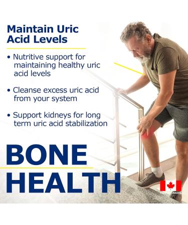 Promise Uric Clear- Uric Acid Cleanse & Gout Reducer - Joint Support Supplement with Dandelion Root Celery to Relieve Sore Stiff Joints- 75 Capsules 75 Count (Pack of 1) - Buy Online on GoSupps.com