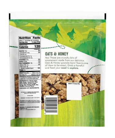Nature Valley Oats & Honey Granola Cereal - 16 oz | Crunchy Breakfast Option - Buy Online on GoSupps.com