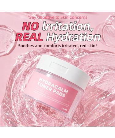 MEDB Hydracalm Toner Pads - 60 Counts Exfoliating Face Pads with BHA & PHA for Acne & Breakouts, 40% Centella Asiatica for Sensitive Skin, Hydrating, Alcohol-Free, Korean Skin Care - Buy Online on GoSupps.com