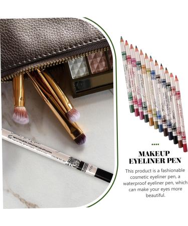 FRCOLOR Eyeliner Pen Pcs Colored Eyeliner Pencils Color Colored s Colorful Makeup Makeup Set Lip Line Bamboo Waterproof Mediumx2pcs as shownx2pcs - Buy Online on GoSupps.com
