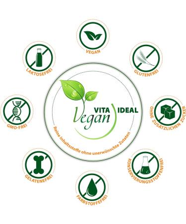 Vita Ideal Vegan Hawthorn Capsules - Crataegus Monogyna (360 Capsules 1000mg) - Pure Additive-Free Hawthorn Berries for Daily Wellness - Buy Online! - Buy Online on GoSupps.com