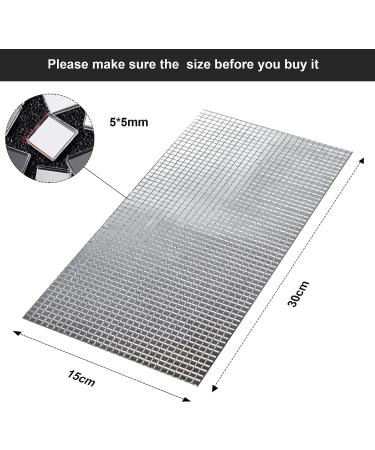 SATINIOR 3600pcs Self-Adhesive Mini Square Glass Mirrors - 5x5mm Decorative Craft Mosaic Tiles - Buy Online on GoSupps.com