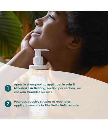 ACTIVILONG - Ti Milkshake Leave In Actikids - Sans Rin age - Cheveux Boucl s Cr pus - D s 3 ans - Definit Et Hydrate - Ingr dients Naturels - Vegan - Parfum Hypoallerg nique - Made In France - 240ml Unique - Buy Online on GoSupps.com